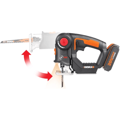 Worx WX550 20V (2in1 Saw) Cordless Reciprocating Saw / Jigsaw - Goldpeak Tools PH Worx Worx WX550 20V (2in1 Saw) Cordless Reciprocating Saw / Jigsaw - Goldpeak Tools PH Worx